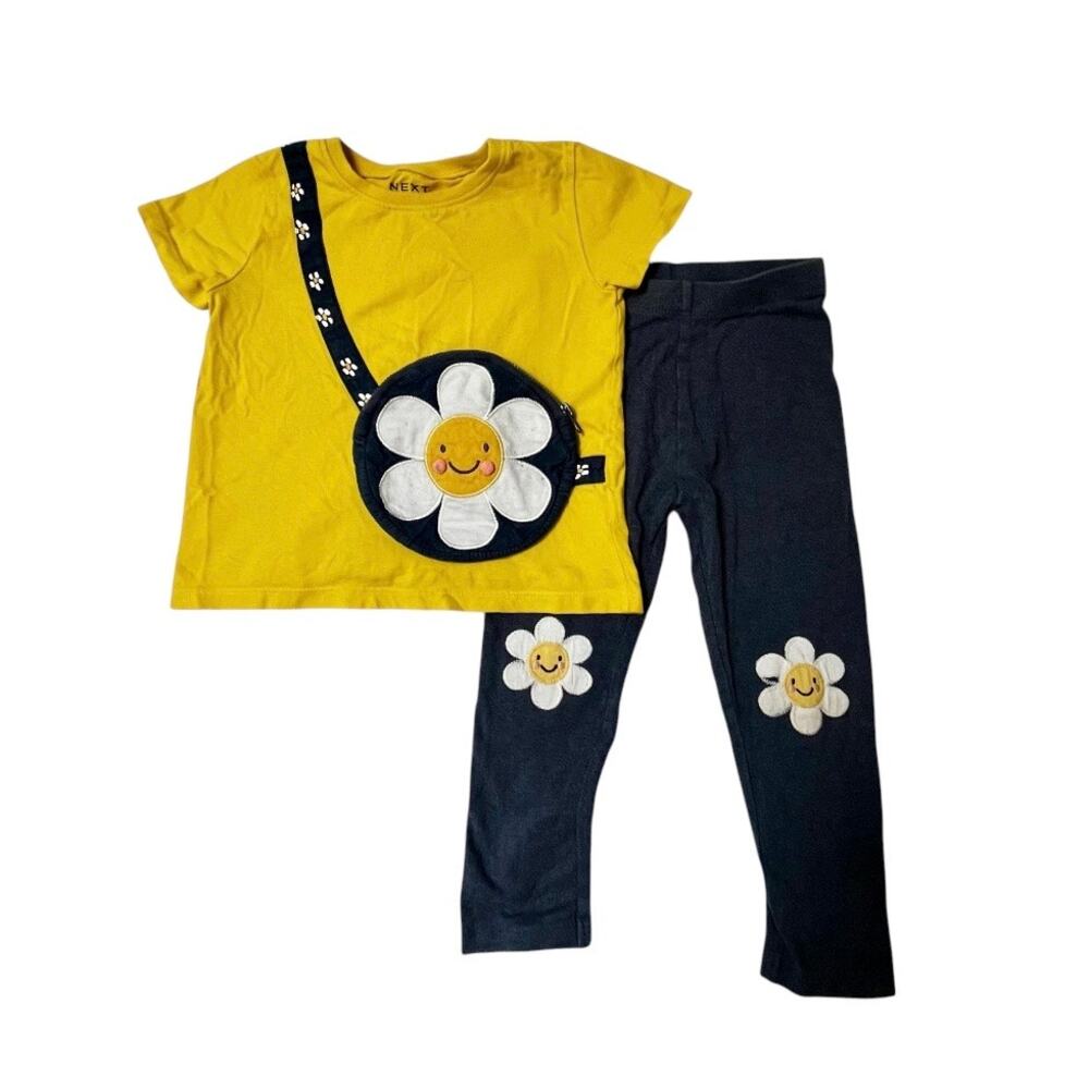 Next Smiley Face Daisy Purse Outfit Size 2/3